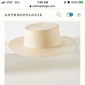 Straw Boater Hat